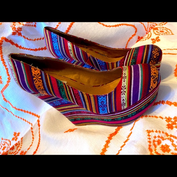 Steve Madden Pammyy Multicolor Nordic Platform - Picture 1 of 9